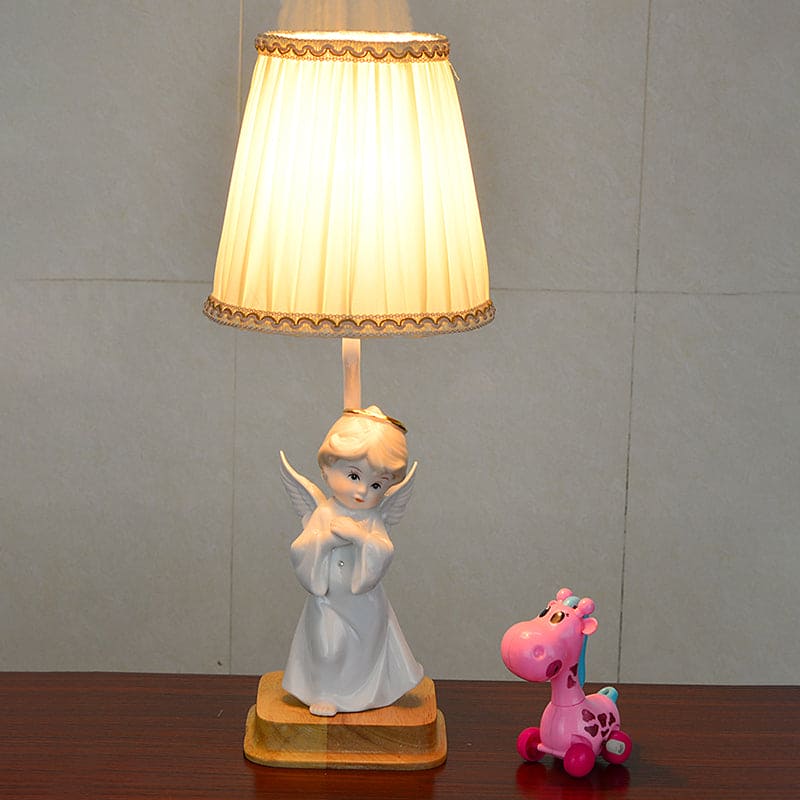 Elegante Nachttischlampe Engel