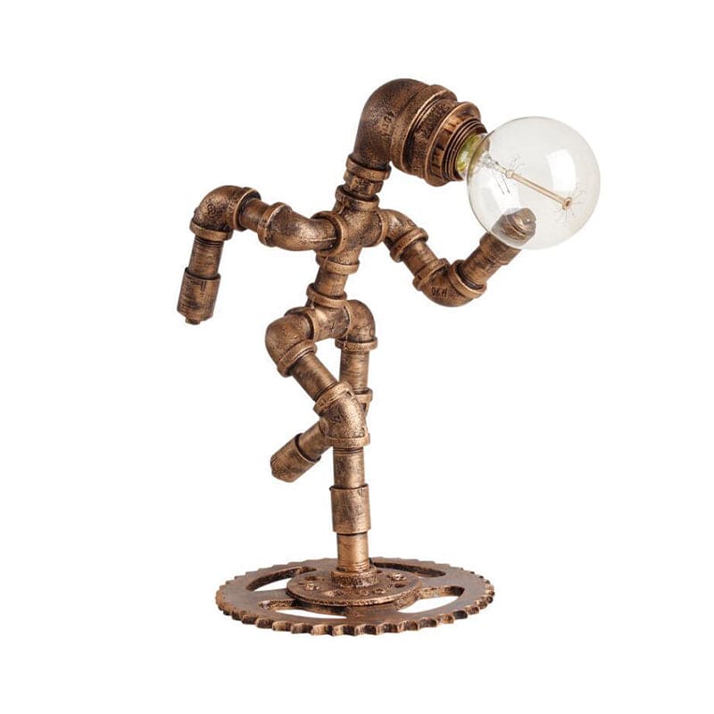 Lampe de Bureau Rétro en Métal Athlète Vintage - Santeova
