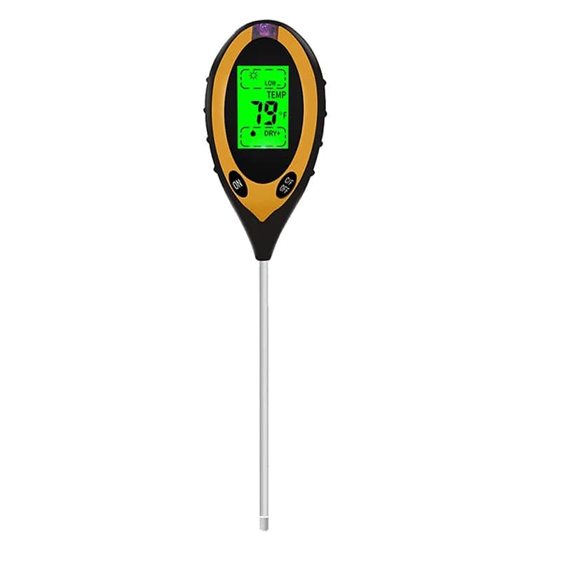 PH-mètre numérique multifonction 4 en 1 pour sol