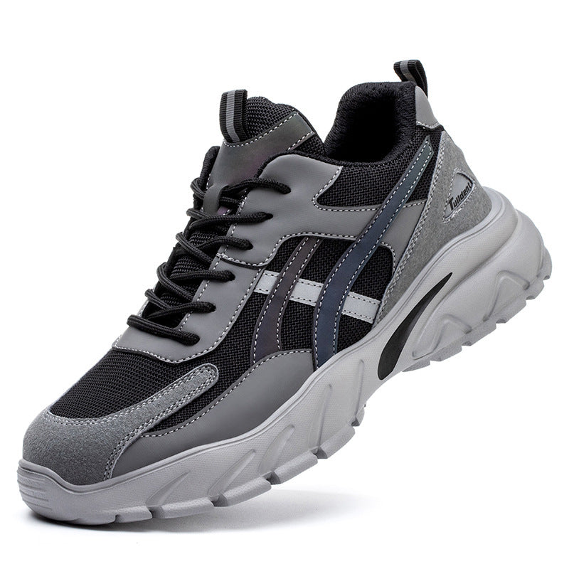 Chaussures de sécurité à semelle résistante à la pénétration gris