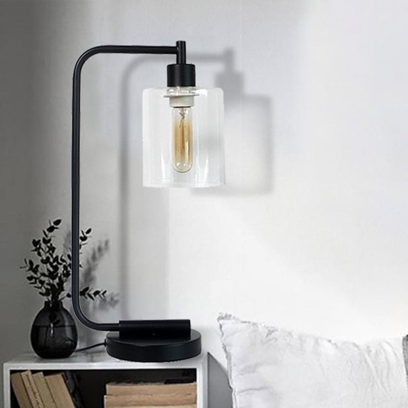 Lampe de table élégante cylindrique design moderne