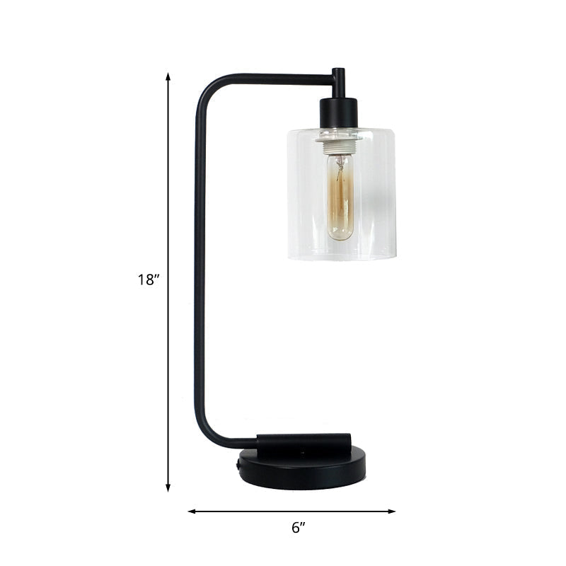 Lampe de table élégante cylindrique design moderne