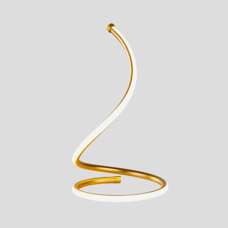 Lampe spirale en silicagel design compact