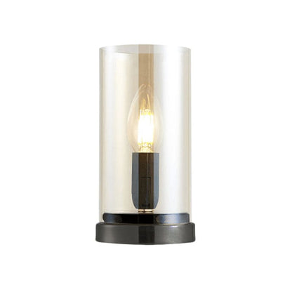 Lampe de table industrielle en verre pour salon