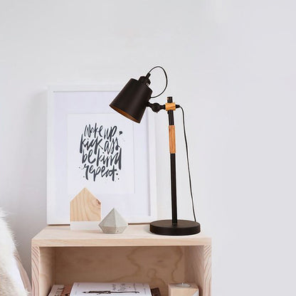 Vintage klappbare Metall-Schreibtischlampe