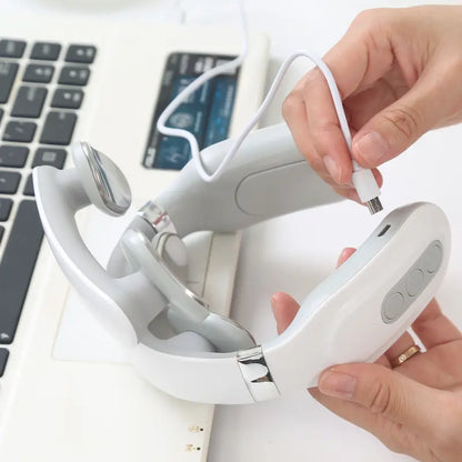 Appareil de massage relaxant à chauffage et compression pour nuque