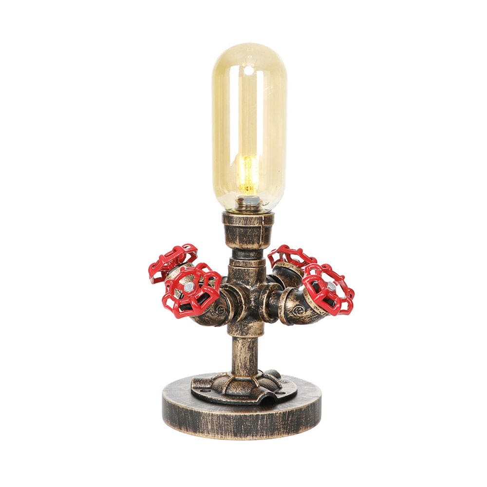 Lampe de table moderne à design industriel en métal