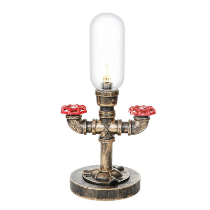 Lampe de table moderne à design industriel en métal