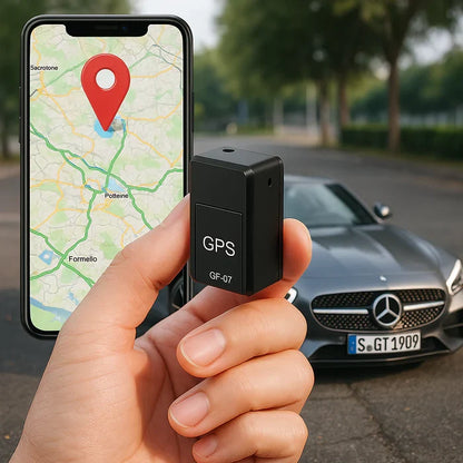 Traceur GPS sans fil compact pour voiture sans abonnement