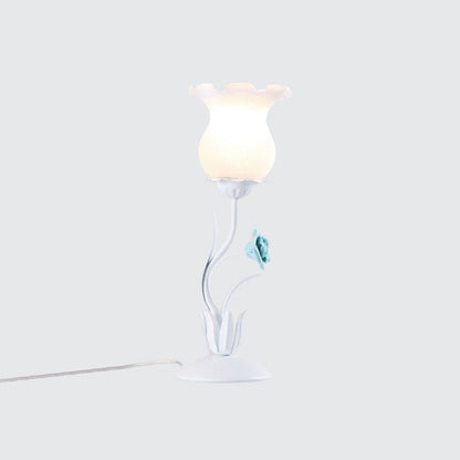 Lampe de table décorative à design floral