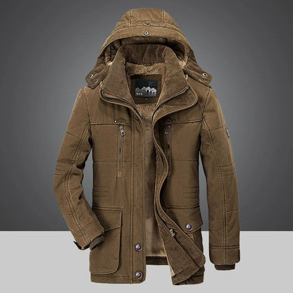 Warme Herren-Parka-Jacke für den Winter