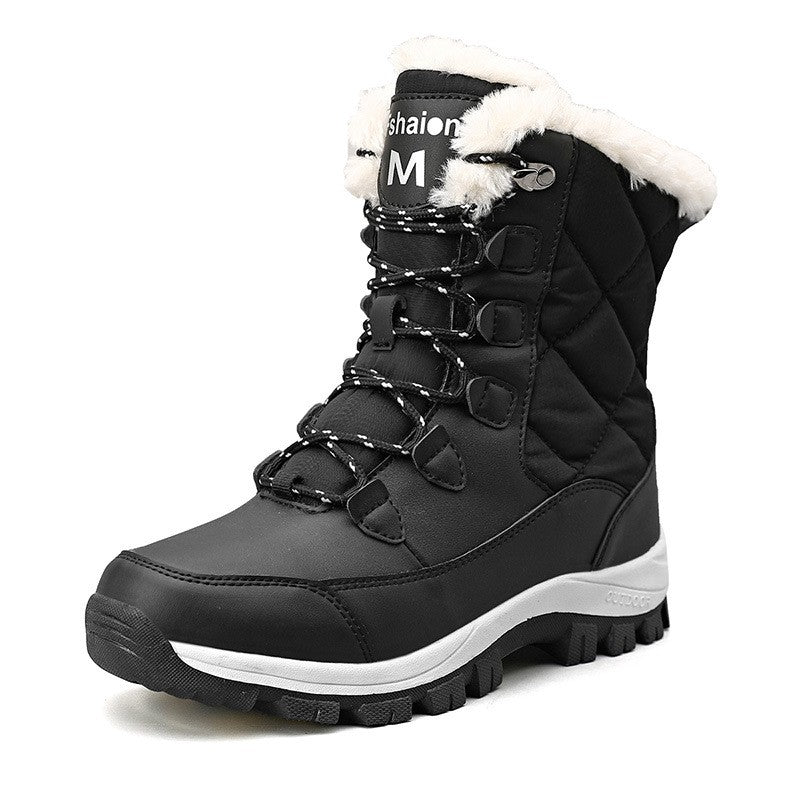 Bottes de neige isolantes en caoutchouc antidérapant hiver