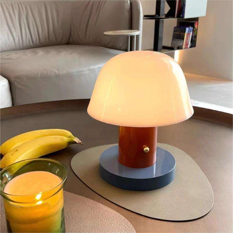 Lampe champignon élégante à éclairage fantaisiste LED