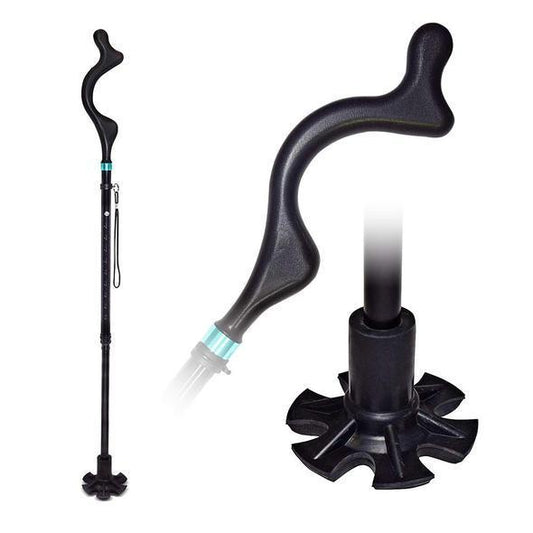 Canne de Marche Ergonomique Pliable Ultra Légère - Santeova