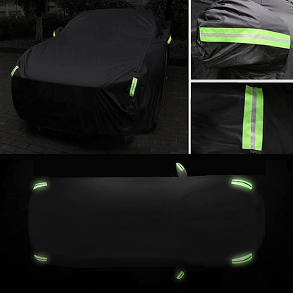 Housse de voiture étanche à bandes réfléchissantes protection UV
