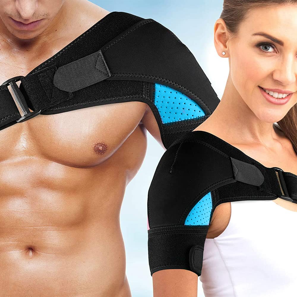 Orthèse d'épaule avec coussinet de compression ajustable