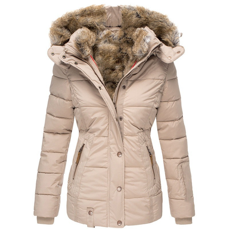 Veste chaude en fausse fourrure confortable