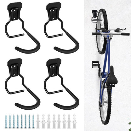 Lot de 2 crochets muraux robustes pour rangement de vélo