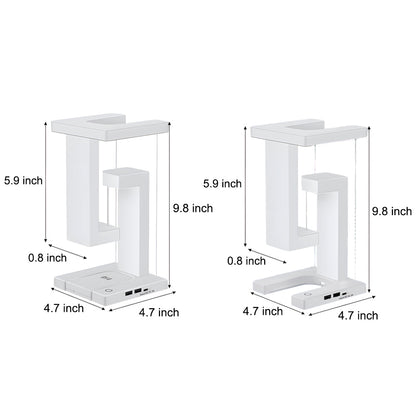 Lampe de table anti-gravité à chargement sans fil LED