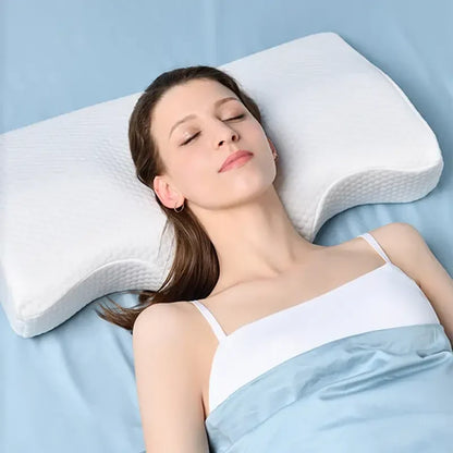 Oreiller ergonomique à mémoire de forme viscoélastique
