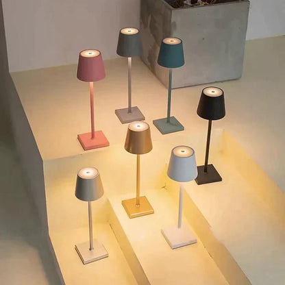 Lampe de table rechargeable sans fil à LED