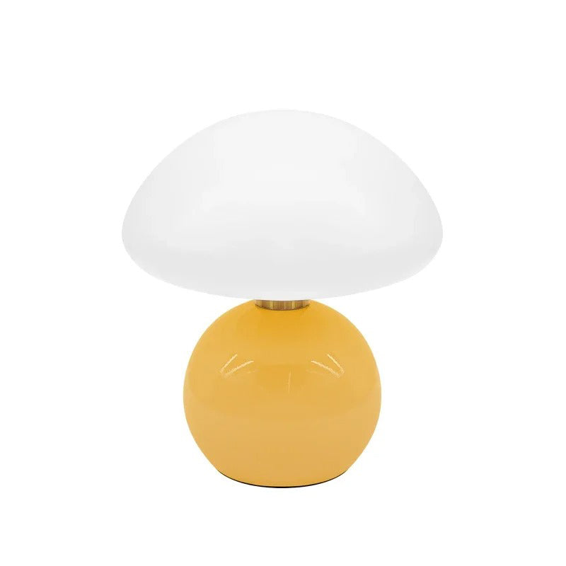 Elegante Nachttischlampe aus Glas