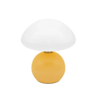 Elegante Nachttischlampe aus Glas