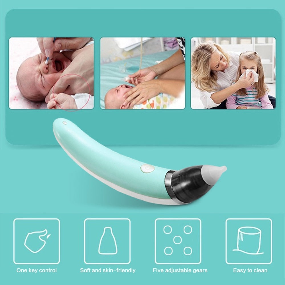 BabyClear™ – Aspirateur Nasal Bébé Électrique Doux & Efficace