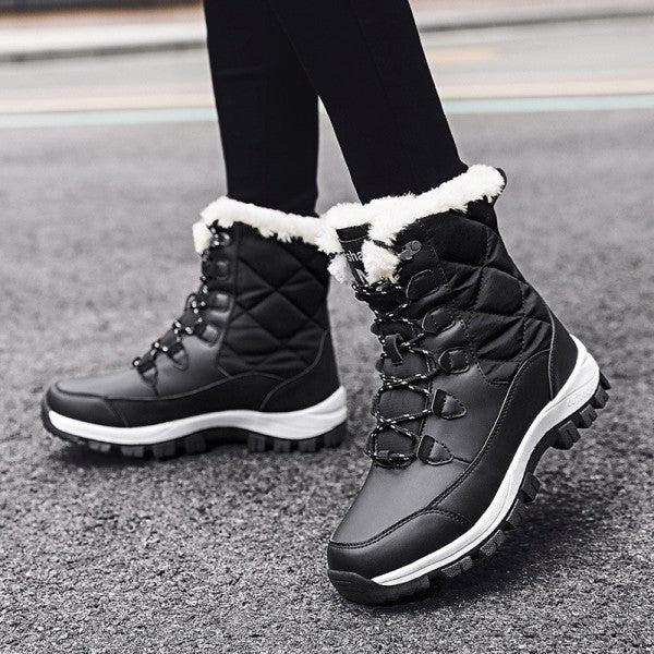Bottes de neige isolantes en caoutchouc antidérapant hiver