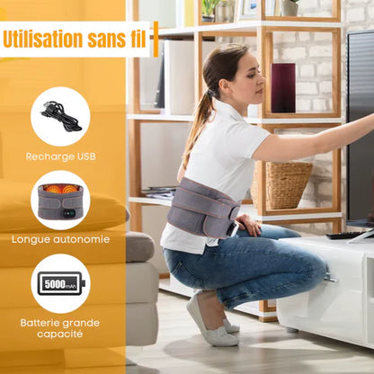 Multifunktionaler Heizgürtel mit Wärme und Massage