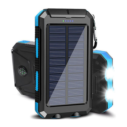 Solarbetriebene tragbare Powerbank für Telefon