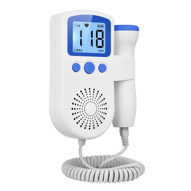 Doppler fœtal portable à ultrasons pour surveillance cardiaque bébé