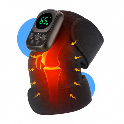 Beheizbare Kniebandage mit EMS-Massage 60 °C – Akku mit langer Laufzeit 5000 mAh