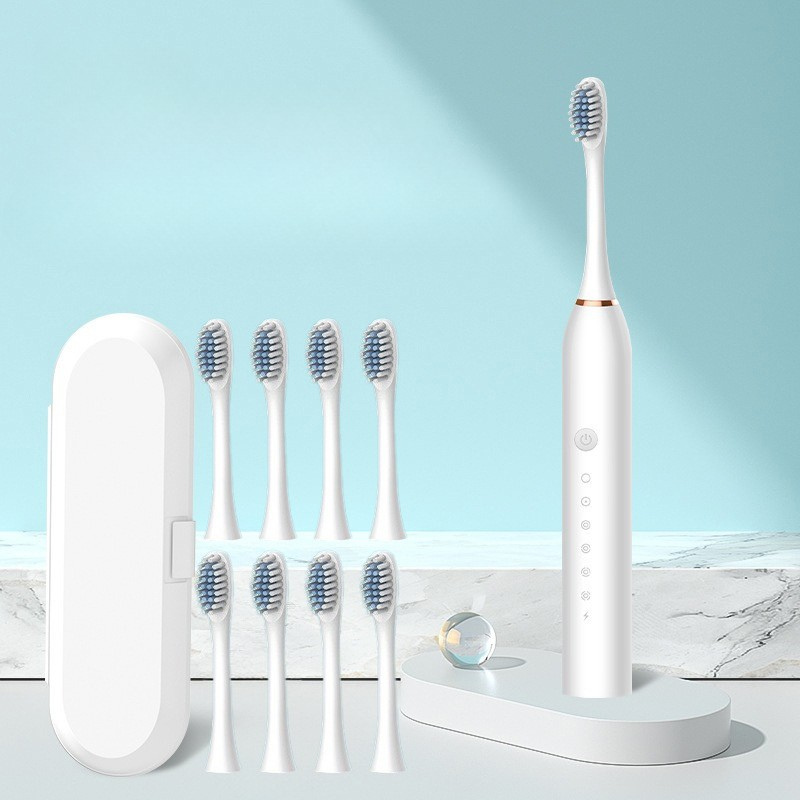 GlowSmile™ – Wiederaufladbare Schallzahnbürste mit mehreren Modi