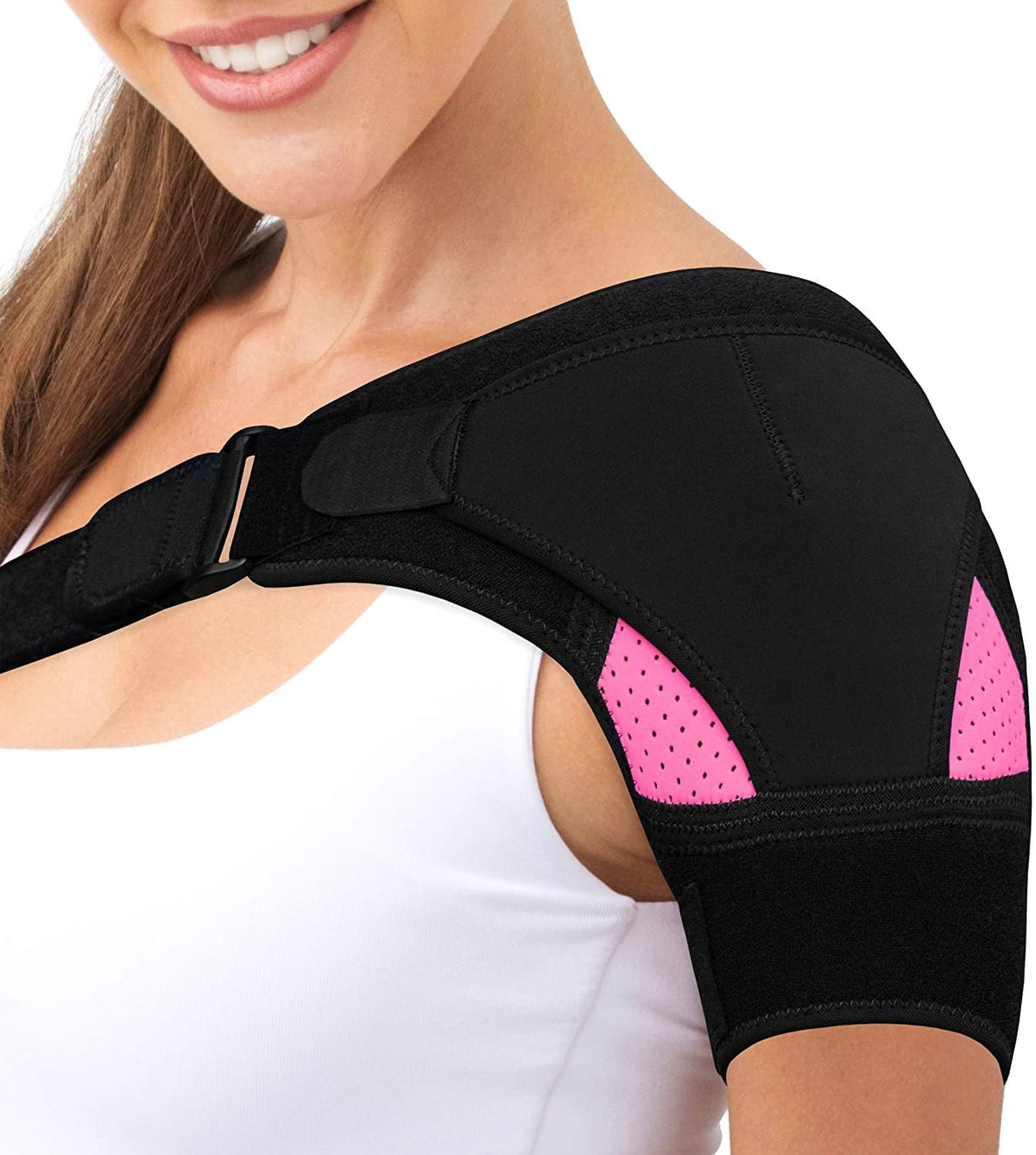 Orthèse d'épaule avec coussinet de compression ajustable