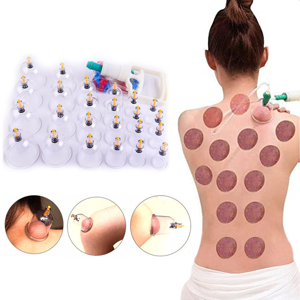 Tasses de thérapie cupping en silicone lot de 12