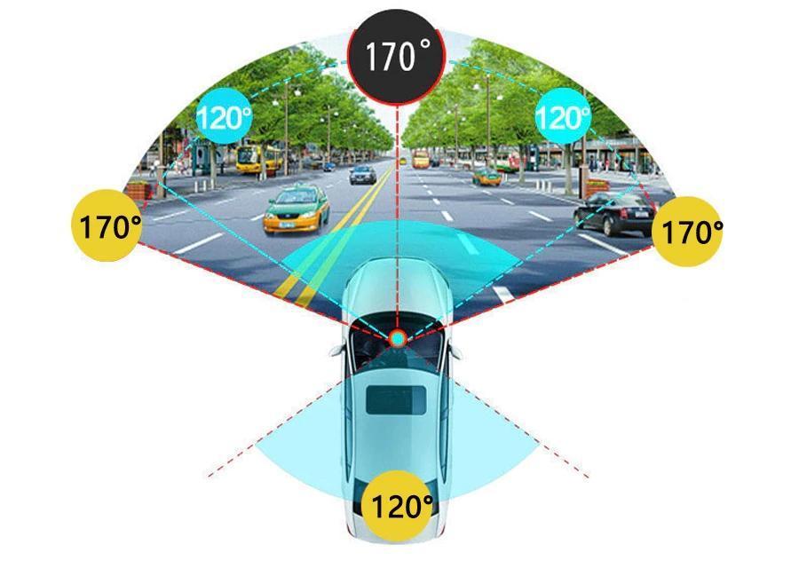 Caméra de recul HD 1080p pour rétroviseur intelligent