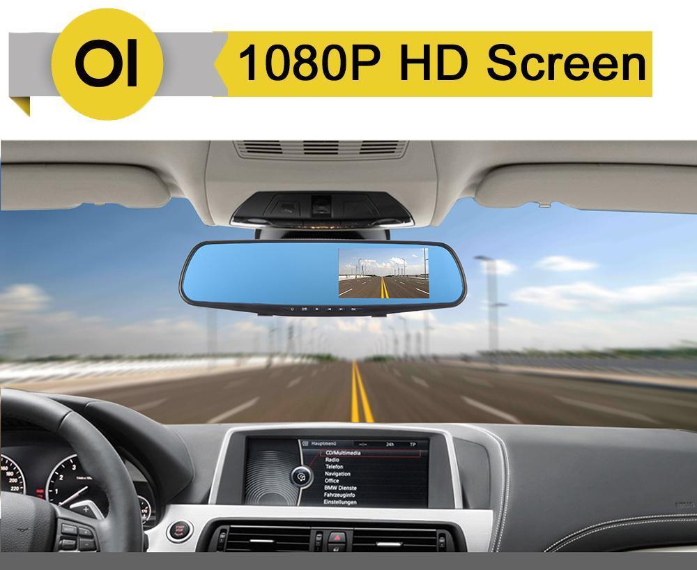 Caméra de recul HD 1080p pour rétroviseur intelligent