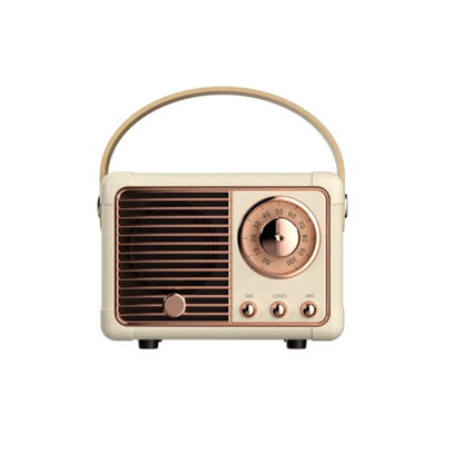 Haut-parleur Bluetooth portable au design rétro