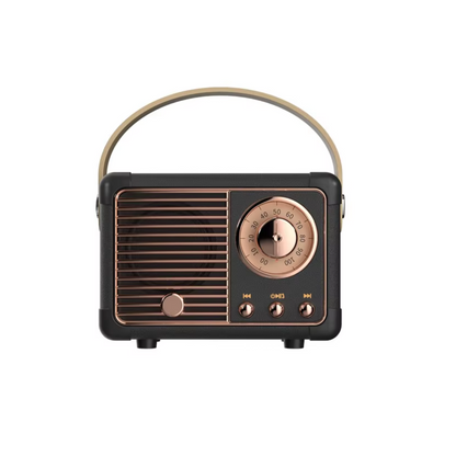 Haut-parleur Bluetooth portable au design rétro