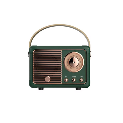 Kompakter Vintage Bluetooth-Lautsprecher