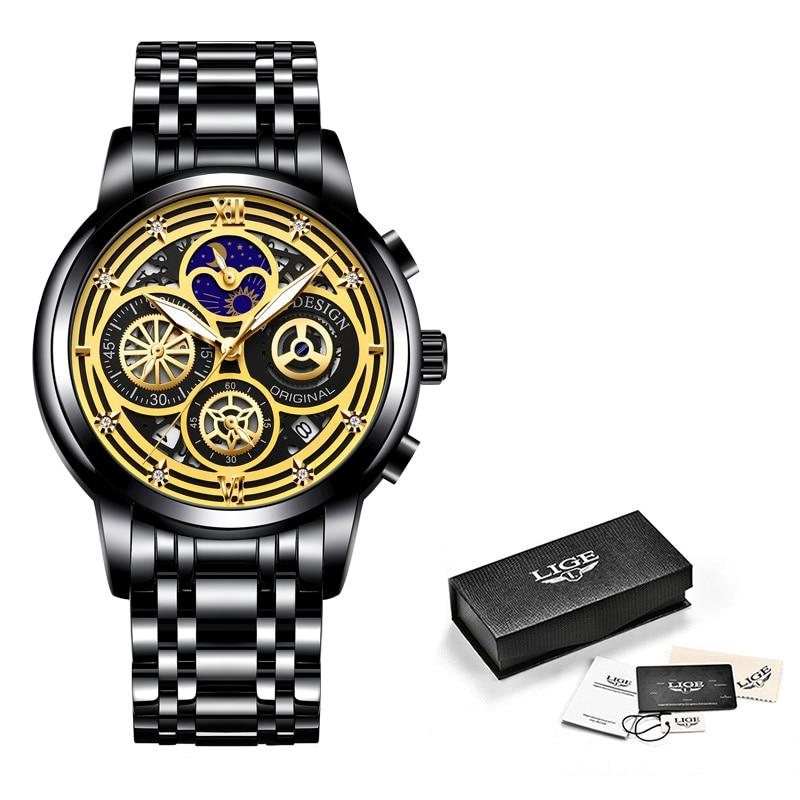 Elegante Herrenuhr mit Armband
