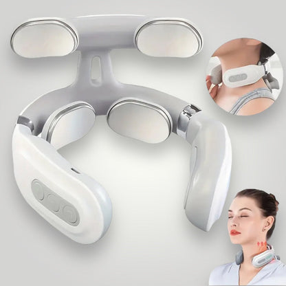 Appareil de massage relaxant à chauffage et compression pour nuque