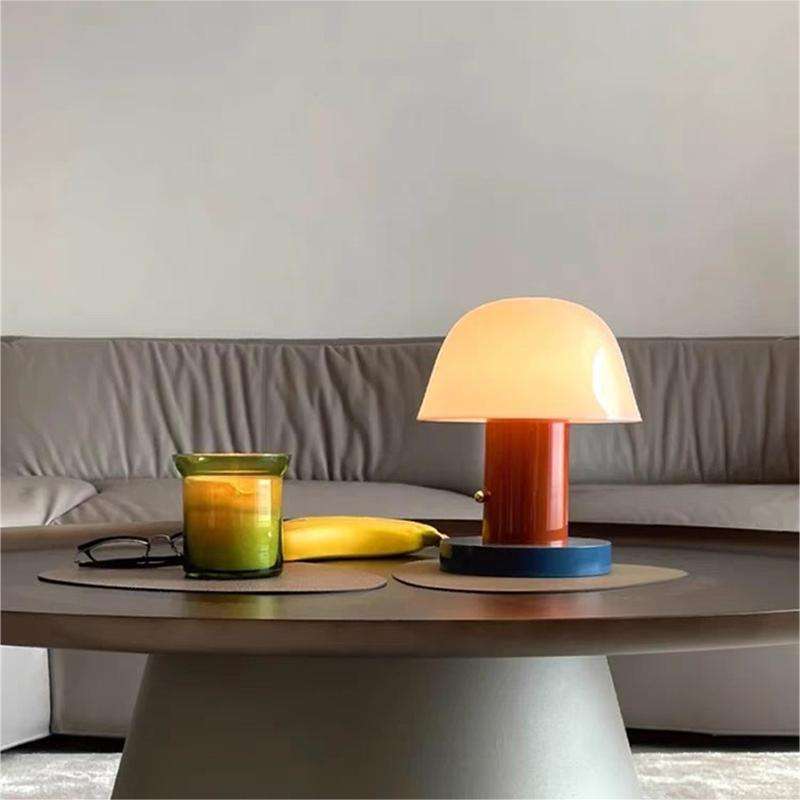 Lampe champignon élégante à éclairage fantaisiste LED