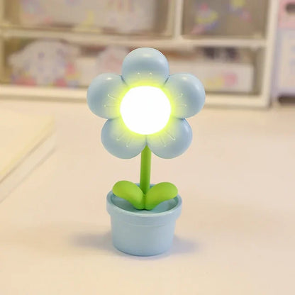 Elegante Blumen-Tischlampe