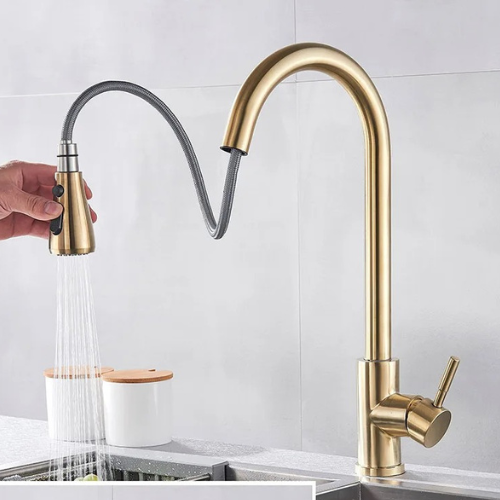 Mitigeur de cuisine à douchette extractible 2-en-1
