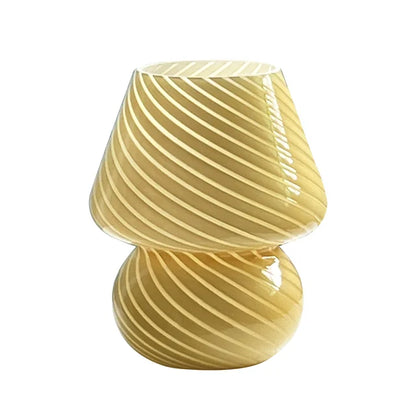 Elegante Schreibtischlampe aus Glas