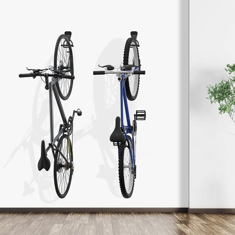 Lot de 2 crochets muraux robustes pour rangement de vélo