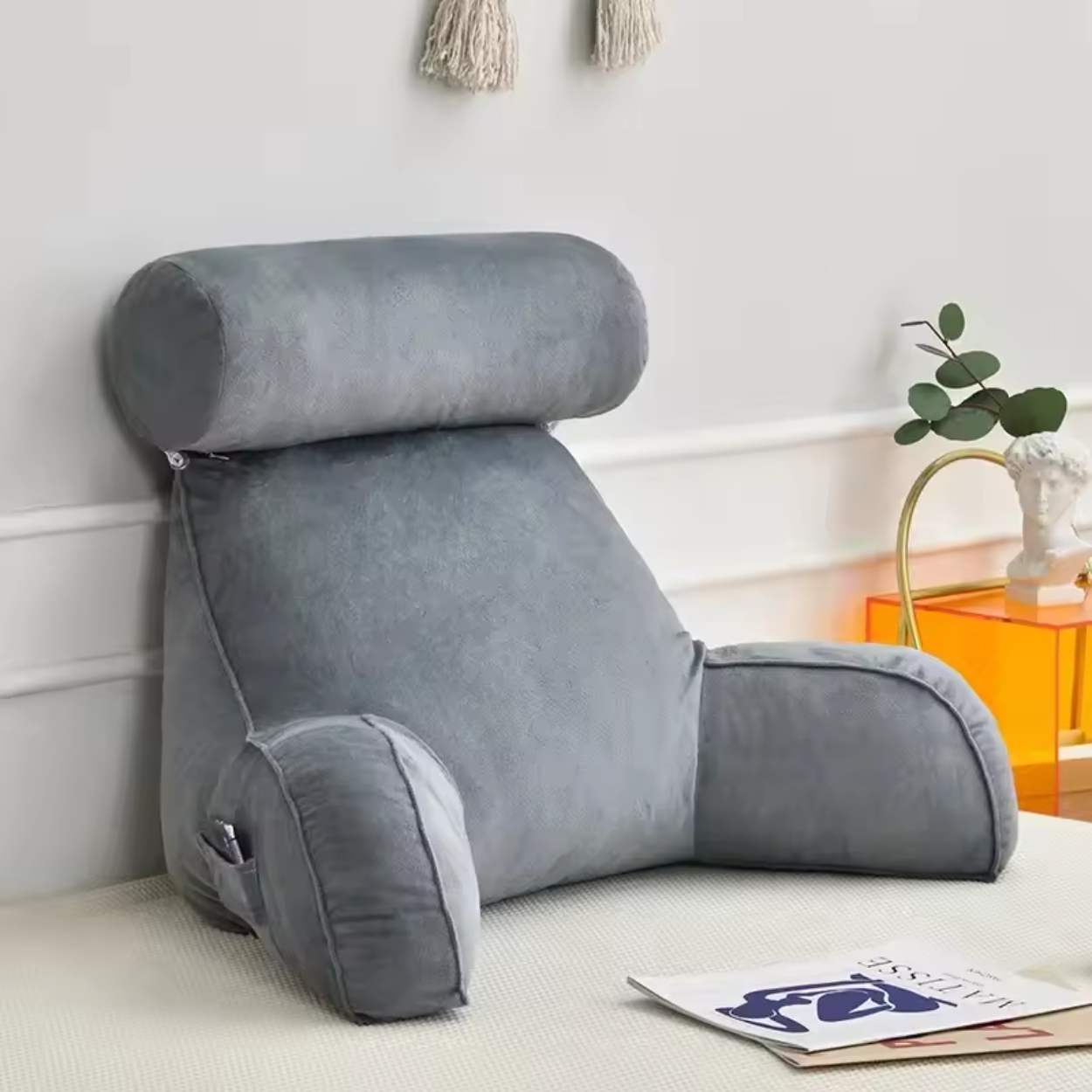 Ergonomisches Lesekissen mit Memory-Schaum