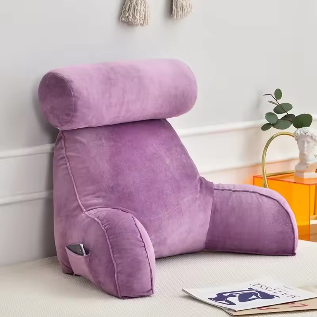 Ergonomisches Lesekissen mit Memory-Schaum